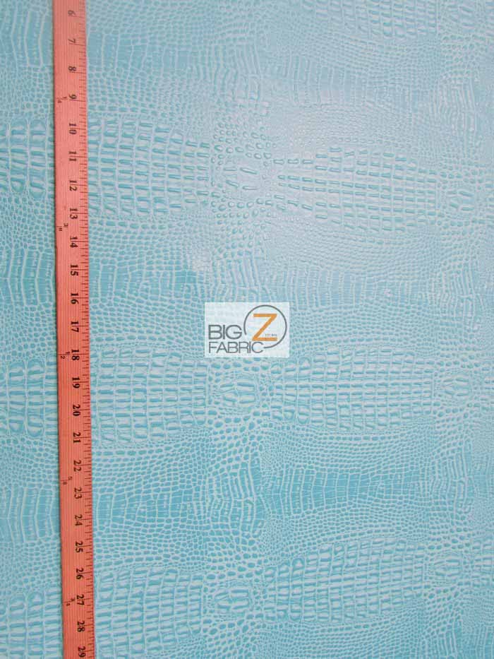Crocodile Marine Vinyl Fabric - Auto/Boat - Upholstery Fabric / Death Black / By The Roll - 30 Yards