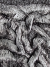 Arctic Alaskan Husky Long Pile Faux Fur Fabric / Sold By The Yard