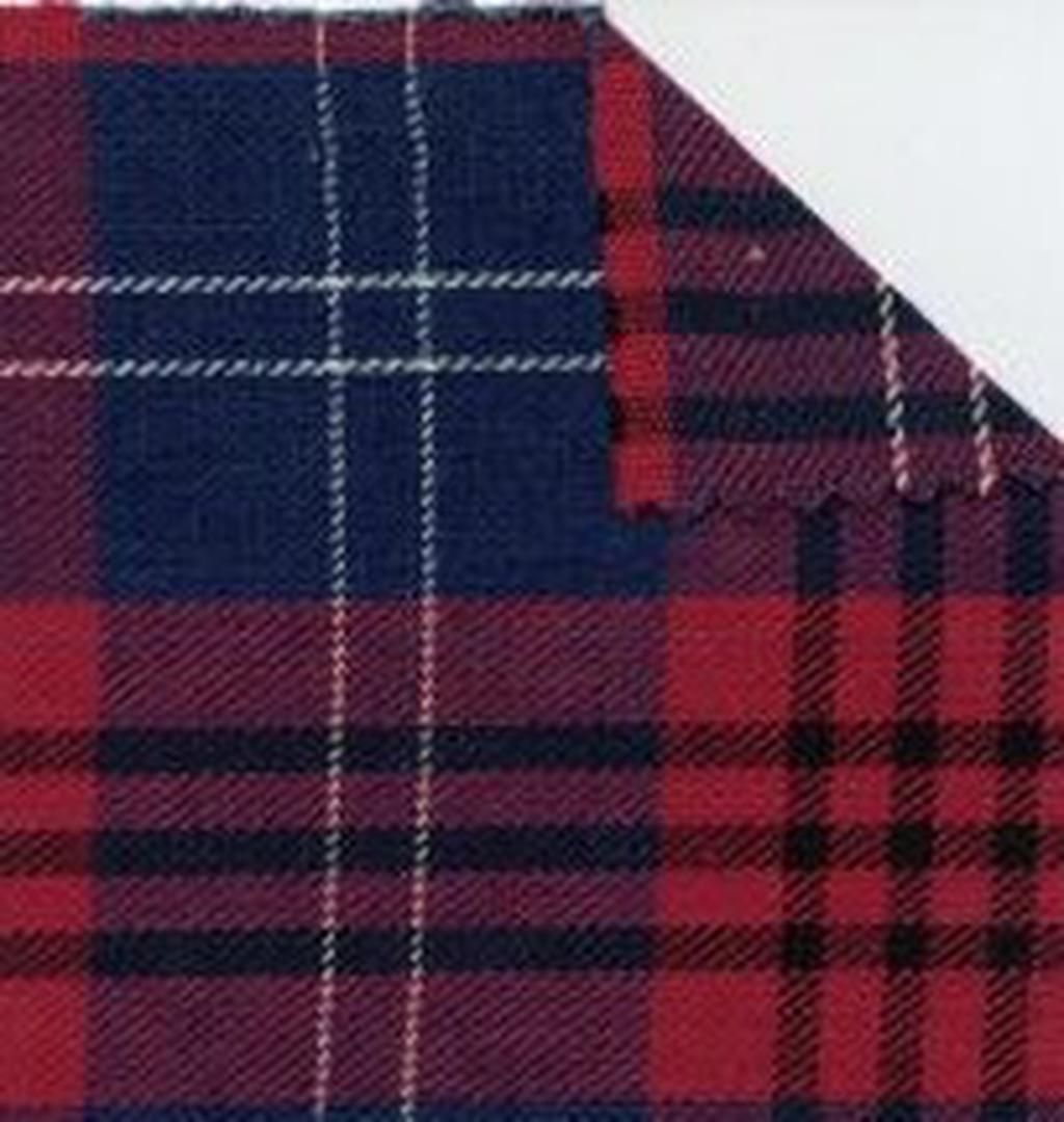 Assorted Twill / Indigo Red Plaid / Sold by the Yard