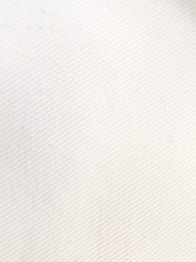 White 10OZ 100% Cotton Bull Denim Fabric