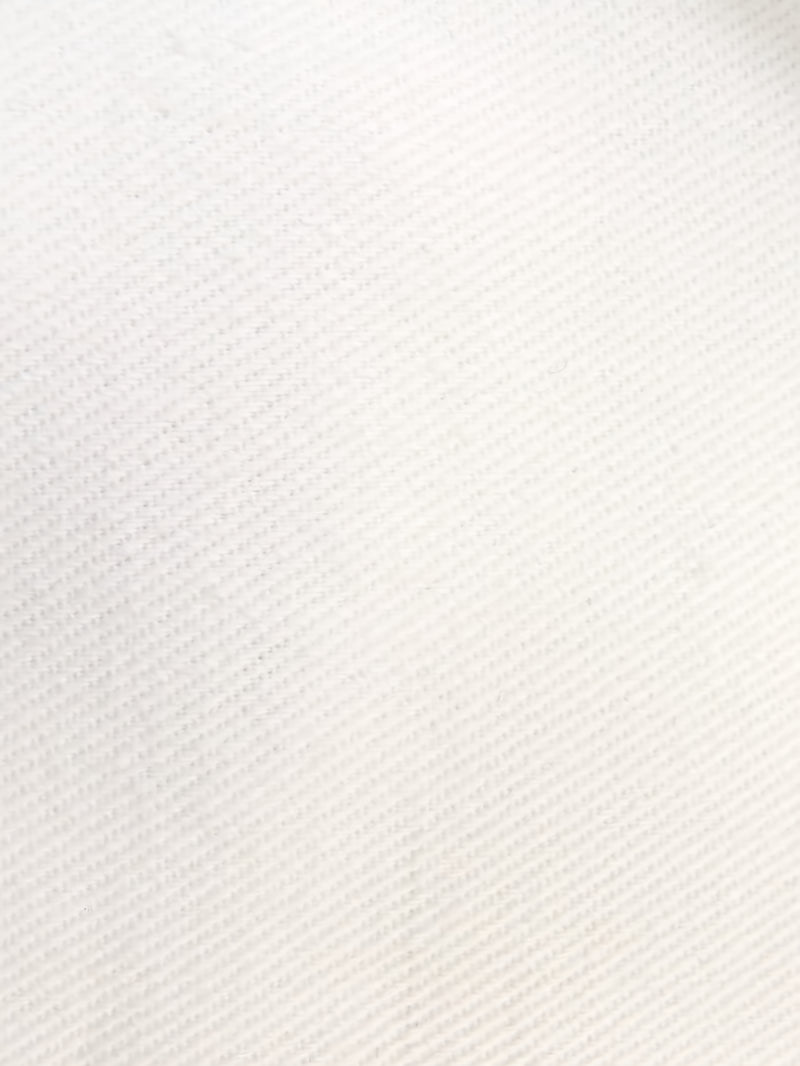 White 10OZ 100% Cotton Bull Denim Fabric