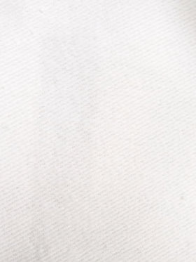 White 10OZ 100% Cotton Brushed Denim Fabric
