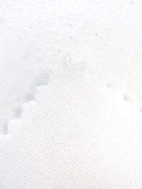 White 10OZ 100% Cotton Brushed Denim Fabric - 0