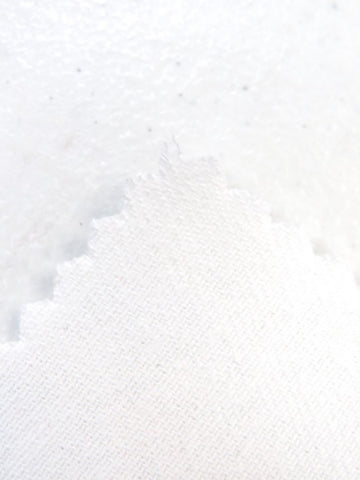 White 10OZ 100% Cotton Brushed Denim Fabric - 0