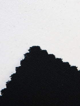 Black 11OZ 100%  Cotton Bull Denim Fabric - 0