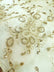 Bouquet 3D Floral Sequins Mesh Fabric - Gold