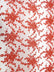 Bouquet 3D Floral Sequins Mesh Fabric - Red