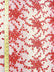 Bouquet 3D Floral Sequins Mesh Fabric - Red