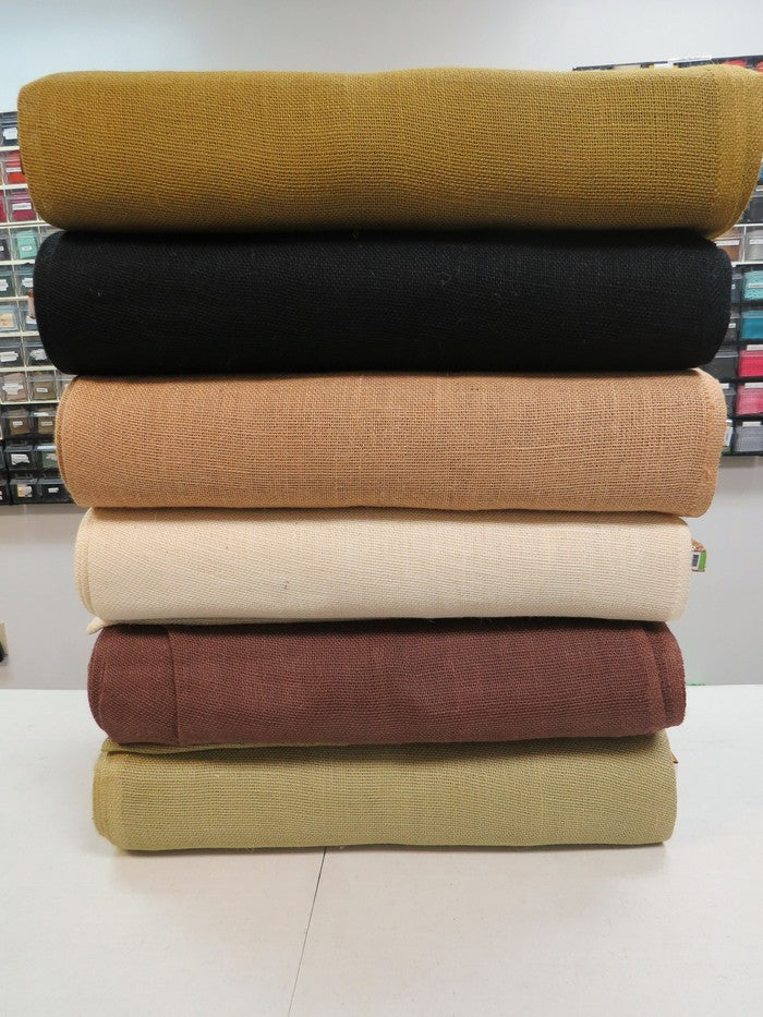 Dyed Burlap 100% Jute Hessian Fabric (Joanns Deadstock)