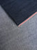 INDIGO USA SELVEDGE DENIM - RED SOLID/WHITE TICKER 12OZ