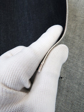 INDIGO JAPANESE SELVEDGE DENIM - RED/WHITE WIDE TICKER 11.5OZ - 0