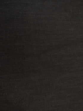 CHARCOAL/BLACK USA SELVEDGE DENIM - WHITE TICKER 12OZ