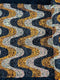 Wave Sequin Velvet Stretch Fabric / Sold by the Yard