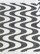 Wave Sequin Velvet Stretch Fabric / Sold by the Yard