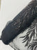 Phoenix Feather Sequin Stretch Mesh Fabric / Sold by the Yard