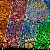 Broken Glass Sequin Velvet Fabric /Sold By The Yard