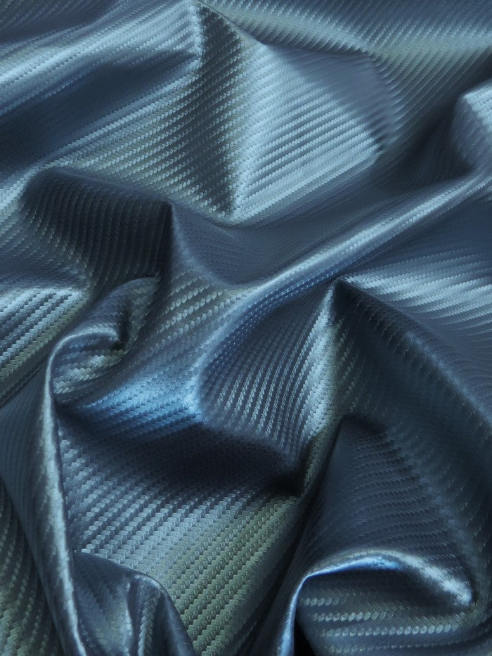 Steel Navy Carbon Fiber Marine Vinyl Fabric