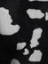 White/Black Velboa Cow Animal Short Pile Fabric / By The Roll - 25 Yards