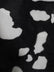 White/Black Velboa Cow Animal Short Pile Fabric / Sold By The Yard