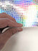 Crocodile Holographic Embossed PVC Vinyl Fabric / Red / 15 Yard Roll