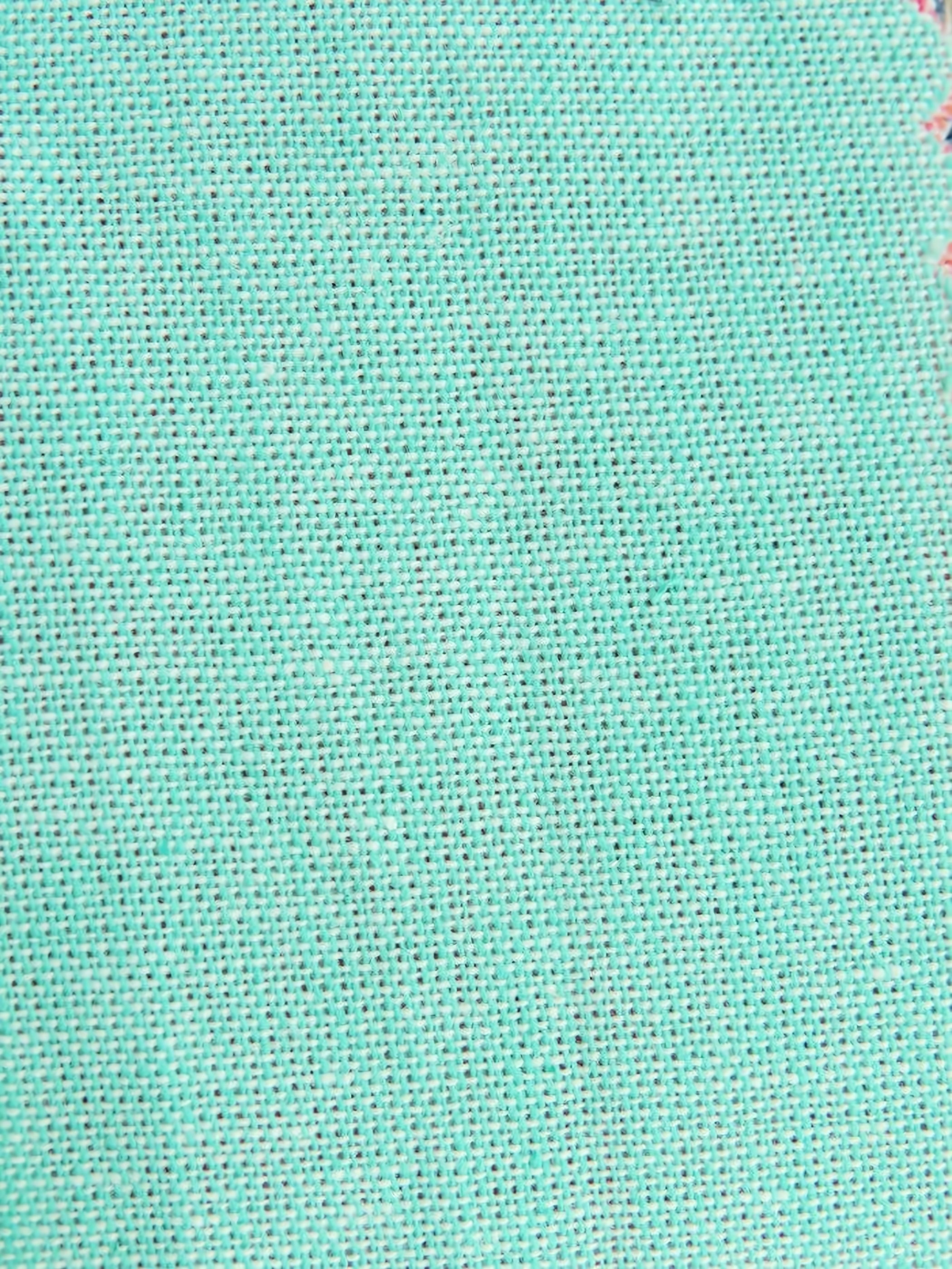 Aqua 100% Cotton Chambray Fabric