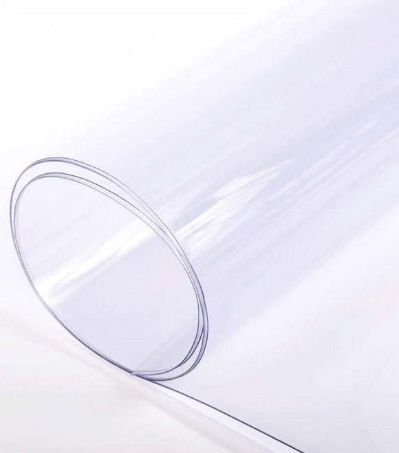 Clear Plastic Vinyl Fabric / 06 Gauge / By The Roll - 60 Yards
