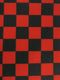 Poly Cotton Printed Fabric Square Checkered / Sold By The Yard