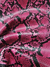 Calico Python Snake Vinyl Fabric / 30 Yard Bolt