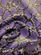 Calico Python Snake Vinyl Fabric / 30 Yard Bolt