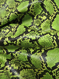 Calico Python Snake Vinyl Fabric / 30 Yard Bolt