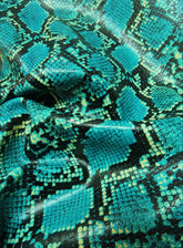 Calico Python Snake Vinyl Fabric / 30 Yard Bolt