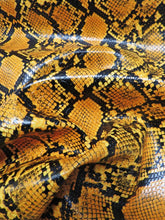 Calico Python Snake Vinyl Fabric / 30 Yard Bolt