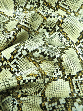 Calico Python Snake Vinyl Fabric / 30 Yard Bolt