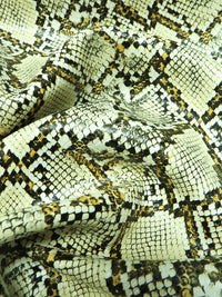 Calico Python Snake Vinyl Fabric / 30 Yard Bolt