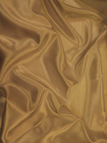 Solid Crepe Back Satin Fabric / Cafe / Sold By The Yard