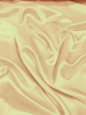 Solid Crepe Back Satin Fabric / Champagne / Sold By The Yard