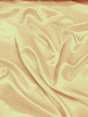 Solid Crepe Back Satin Fabric / Champagne / Sold By The Yard