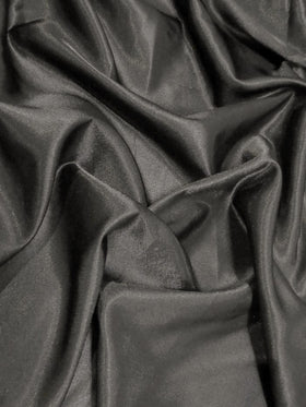 Solid Crepe Back Satin Fabric / Charcoal / Sold By The Yard (Second Quality Goods)