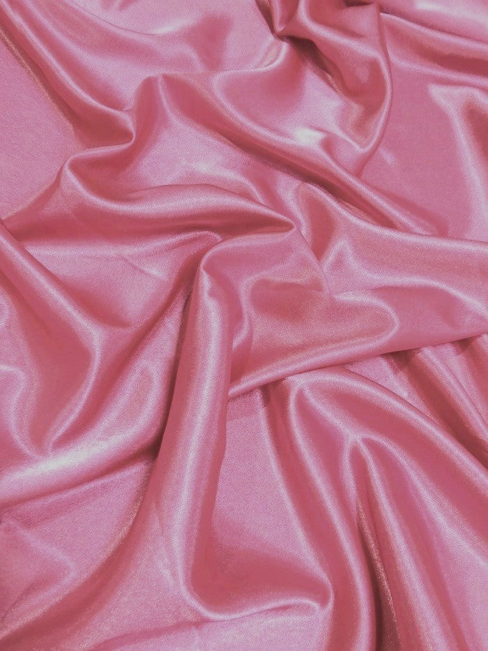 Solid Crepe Back Satin Fabric / Dusty Rose / Sold By The Yard