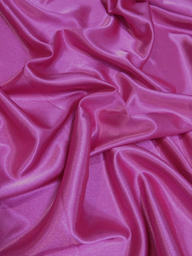 Solid Crepe Back Satin Fabric / Fuchsia / Sold By The Yard