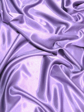 Solid Crepe Back Satin Fabric / Lavender / Sold By The Yard