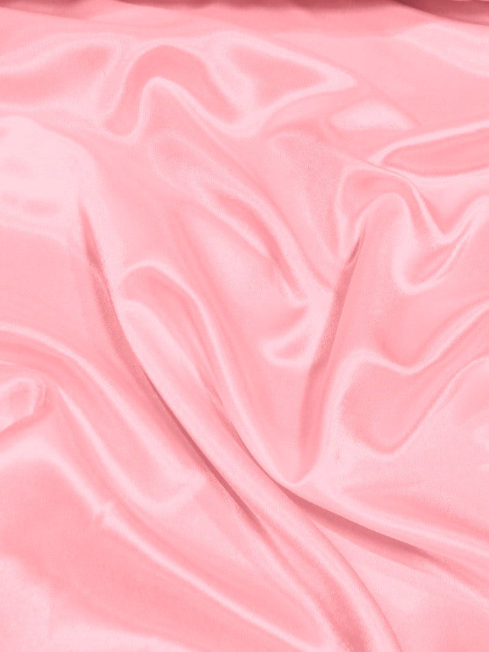 Solid Crepe Back Satin Fabric / Pink / Sold By The Yard