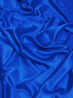 Solid Crepe Back Satin Fabric / Royal / Sold By The Yard (Second Quality Goods)