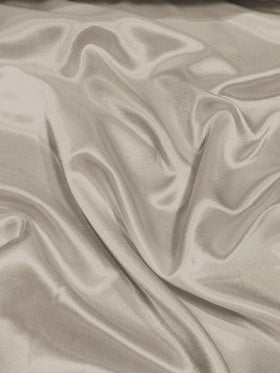 Solid Crepe Back Satin Fabric / Silver / Sold By The Yard