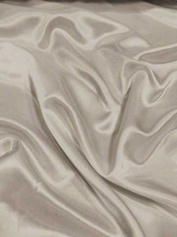 Solid Crepe Back Satin Fabric / Silver / Sold By The Yard