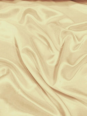 Solid Crepe Back Satin Fabric / Tan / Sold By The Yard
