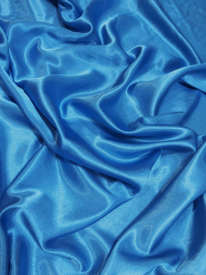 Solid Crepe Back Satin Fabric / Turquoise / Sold By The Yard