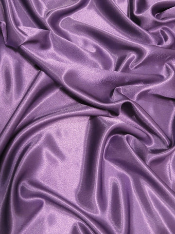 Solid Crepe Back Satin Fabric / Victorian Lilac / Sold By The Yard