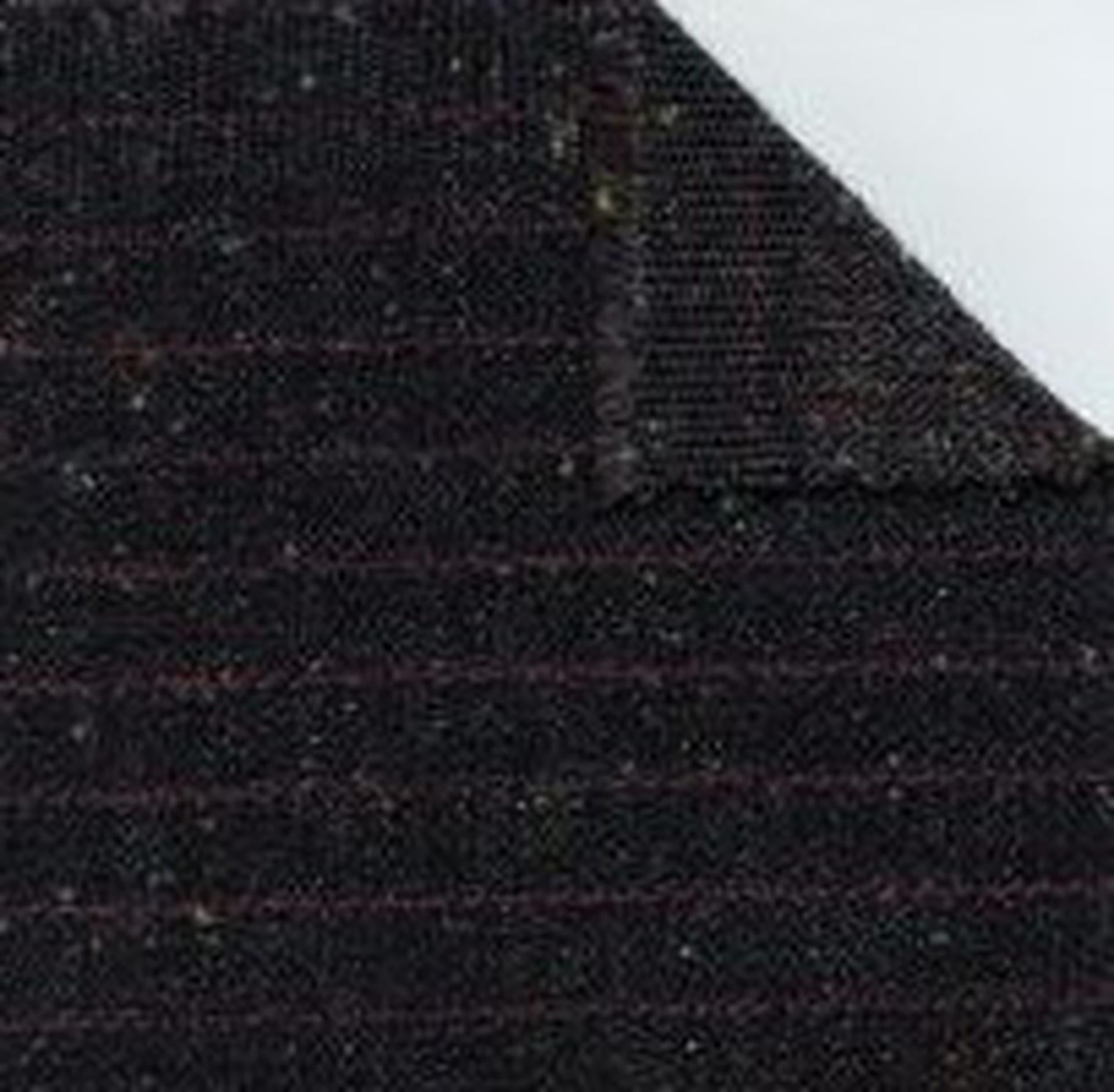 Bull Denim / Black Pin-Stripe Wool-Blend with Multicolor- Neps