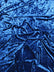Crushed Stretch Velvet Costume Fabric / Royal / Sold By The Yard (Closeout)